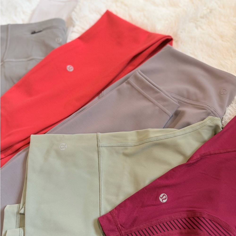 Lululemon High-Rise Leggings Bundle | Size 6 / Medium
💲$129 for all 5 pieces